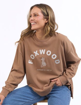 Foxwood EFFORTLESS Crew-tops-Diahann Boutique