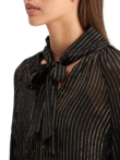 Scotch and Soda LUREX BOW NECK EVENING Blouse