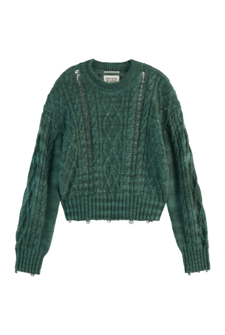 Scotch and Soda DISTRESSED CABLE Jumper