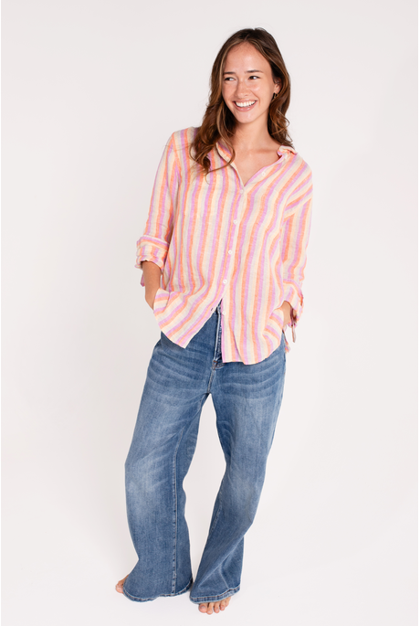 Hut GROOVESTRIPE LINEN Shirt