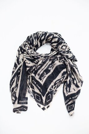 Garcia BLACK PRINT Scarf-accessories-Diahann Boutique