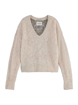 Scotch and Soda OATMEAL Sweater-tops-Diahann Boutique