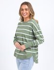 Foxwood FARRAH STRIPE LONG Sleeve Top